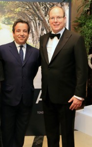 S.A.S. Prince Albert II de Monaco and Moreno Zani